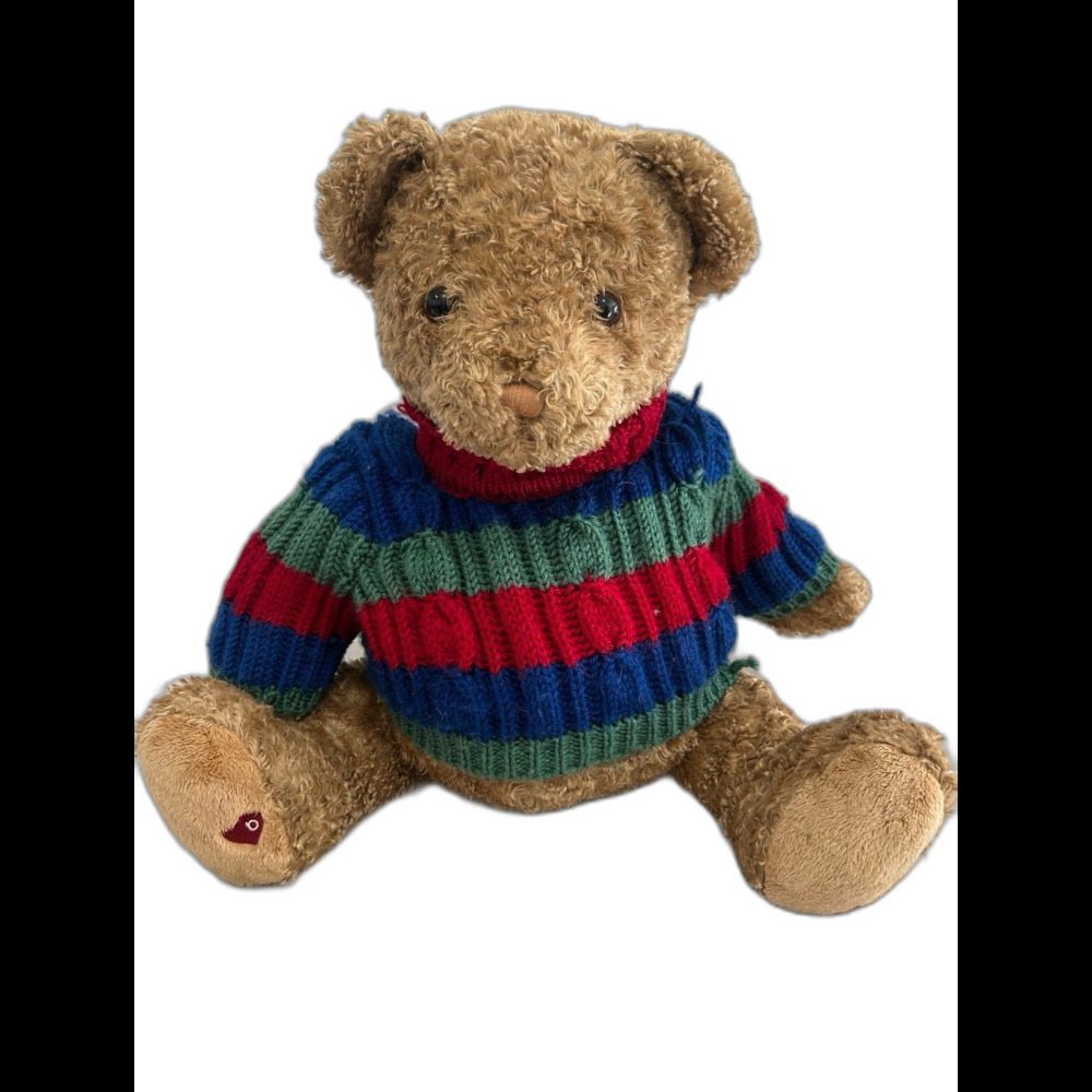 Gund Stuffed Animal Little Brown Bear with Holiday Sweater Plush Teddy (43467)